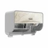 Kimberly-Clark Professional ICON Coreless Standard Roll Toilet Paper Dispenser, 8.43 x 13 x 7.25. Warm Marble 58742
